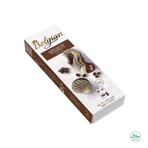 The Belgian Seashells Coffee Flavours 60g