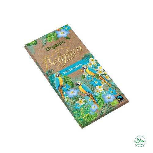 The Belgian Organic Milk Chocolate Bar 90g