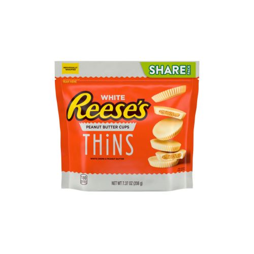 White Reese's Peanut Butter Cups Thins 208g
