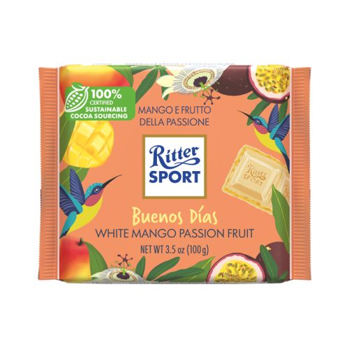 Ritter Sport White Mango Passion Fruit 100g