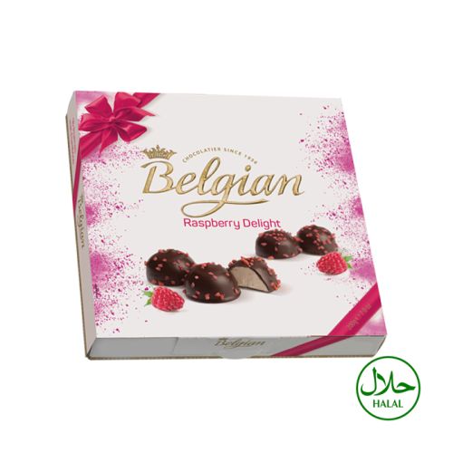 The Belgian Raspberry Delight Pralines 200g