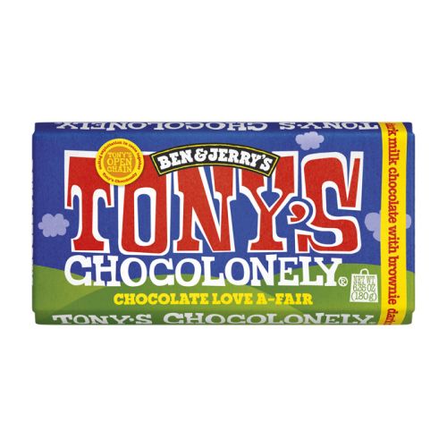 Tony's Chocolonely Dark Milk Chocolate with Brownie 180g