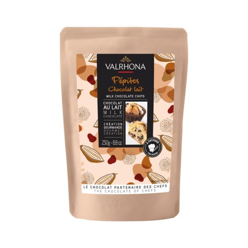 Valrhona Chocolate Chips Milk 32% Cocoa 250g