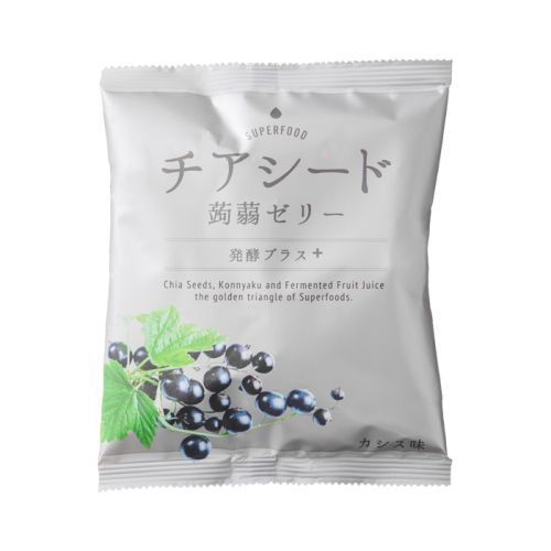 Wakashou Chia Seed Jelly Blackcurrant 205g