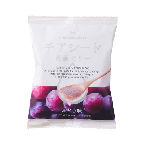 Wakashou Chia Seed Jelly Grape 175g