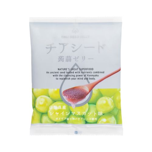 Wakashou Chia Seed Jelly Shine Muscat Grape 175g