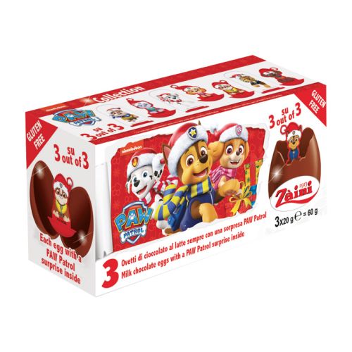 Zaini Paw Patrol Christmas Tripack 60g